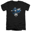 Mighty Morphin Power Rangers Blue 25 V-Neck T-Shirt