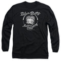 Betty Boop Chromed Logo Long Sleeve T-Shirt