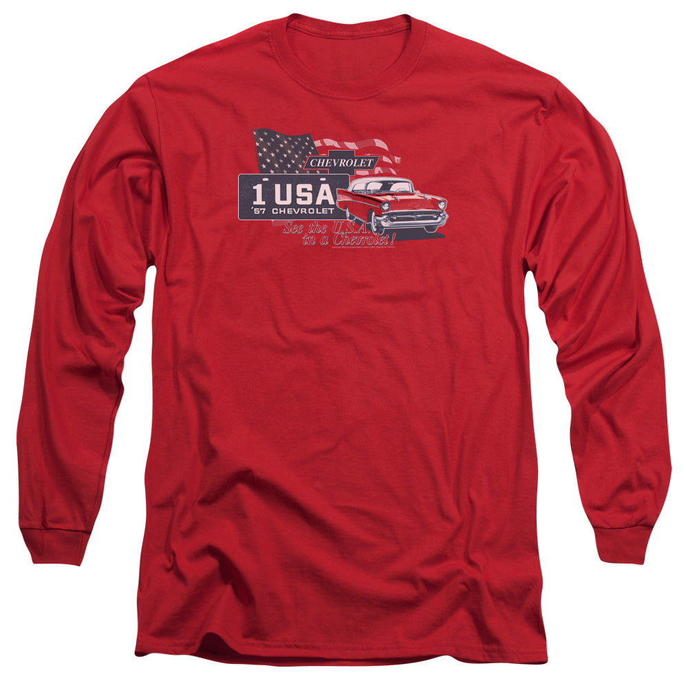 Chevy See the USA Long Sleeve T-Shirt