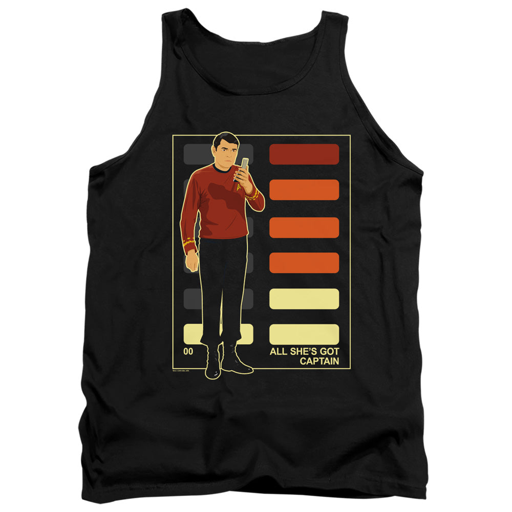 Star Trek Scotty All She's Got Power Tank Top