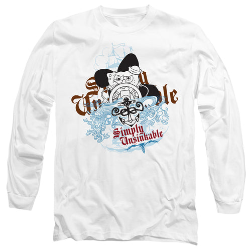 Spongebob Squarepants Simply Unsinkable Long Sleeve T-Shirt