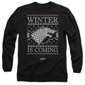 Game of Thrones Winter Is Coming Ugly Christmas Long Sleeve T-Shirt