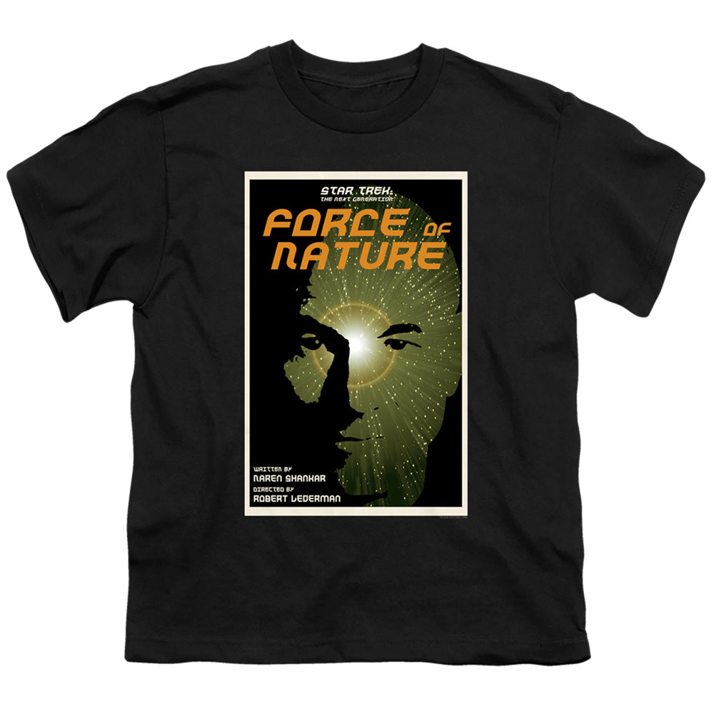 Star Trek Force of Nature Black Youth/Toddler T-Shirt