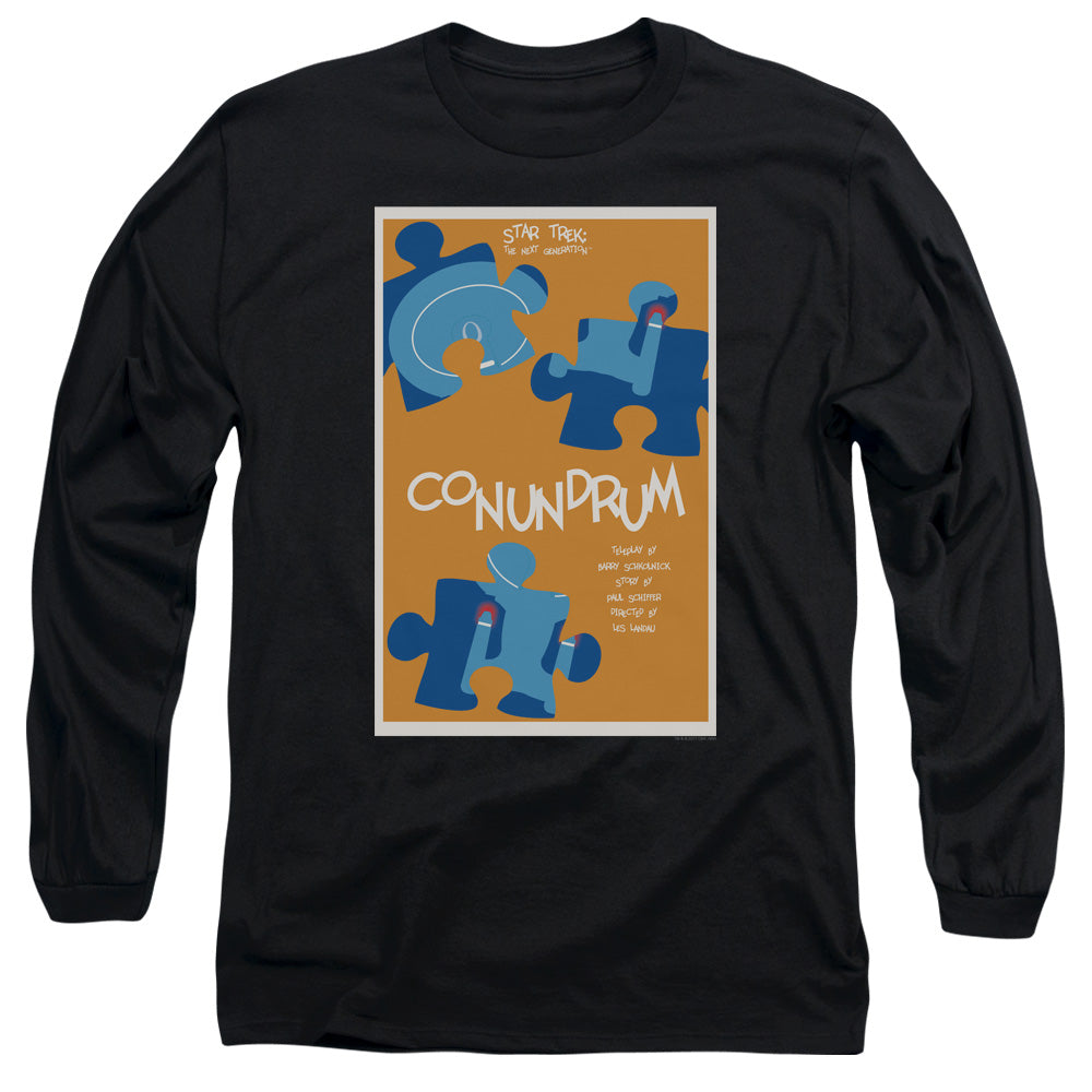 Star Trek Conundrum Black Long Sleeve T-Shirt