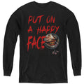 Batman Happy Face Youth Long Sleeve T-Shirt