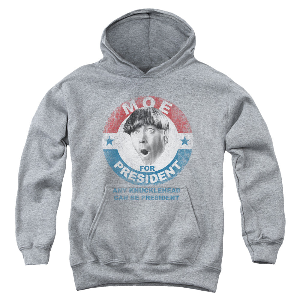 The Three Stooges Moe for President Youth Hoodie