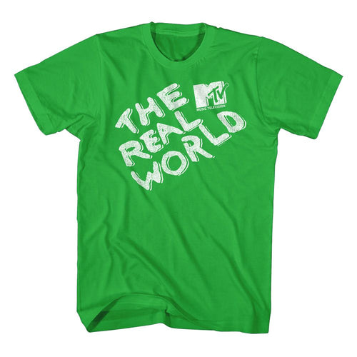The Real World Logo MTV t-shirt in kelly green