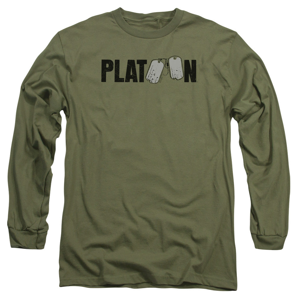 Platoon Dog Tag Logo Long Sleeve T-Shirt