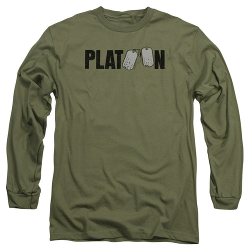 Platoon Dog Tag Logo Long Sleeve T-Shirt
