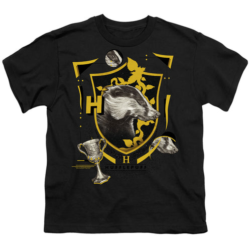 Harry Potter Hufflepuff Magicial Mischief Level Up Crest Youth/Toddler T-Shirt