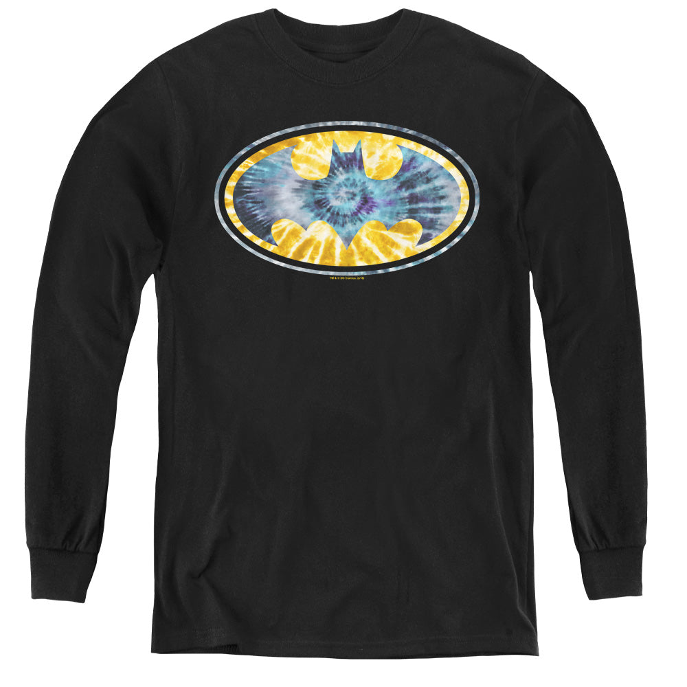 Batman Tie Dye 3 Youth Long Sleeve T-Shirt