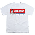 Superman for President White Youth/Toddler T-Shirt
