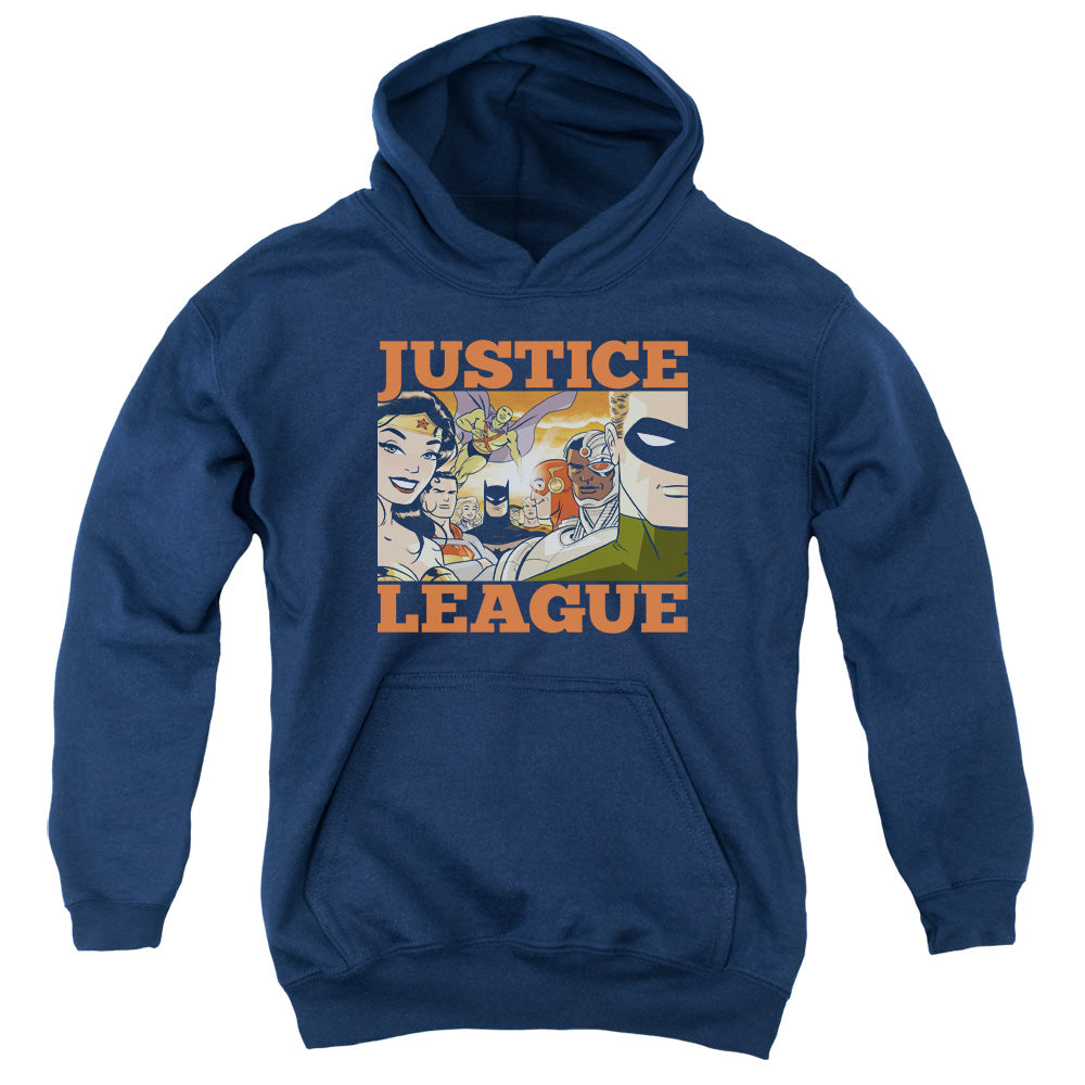 Justice League New Dawn Group Youth Hoodie