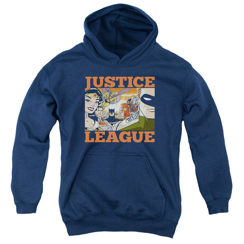 Justice League New Dawn Group Youth Hoodie