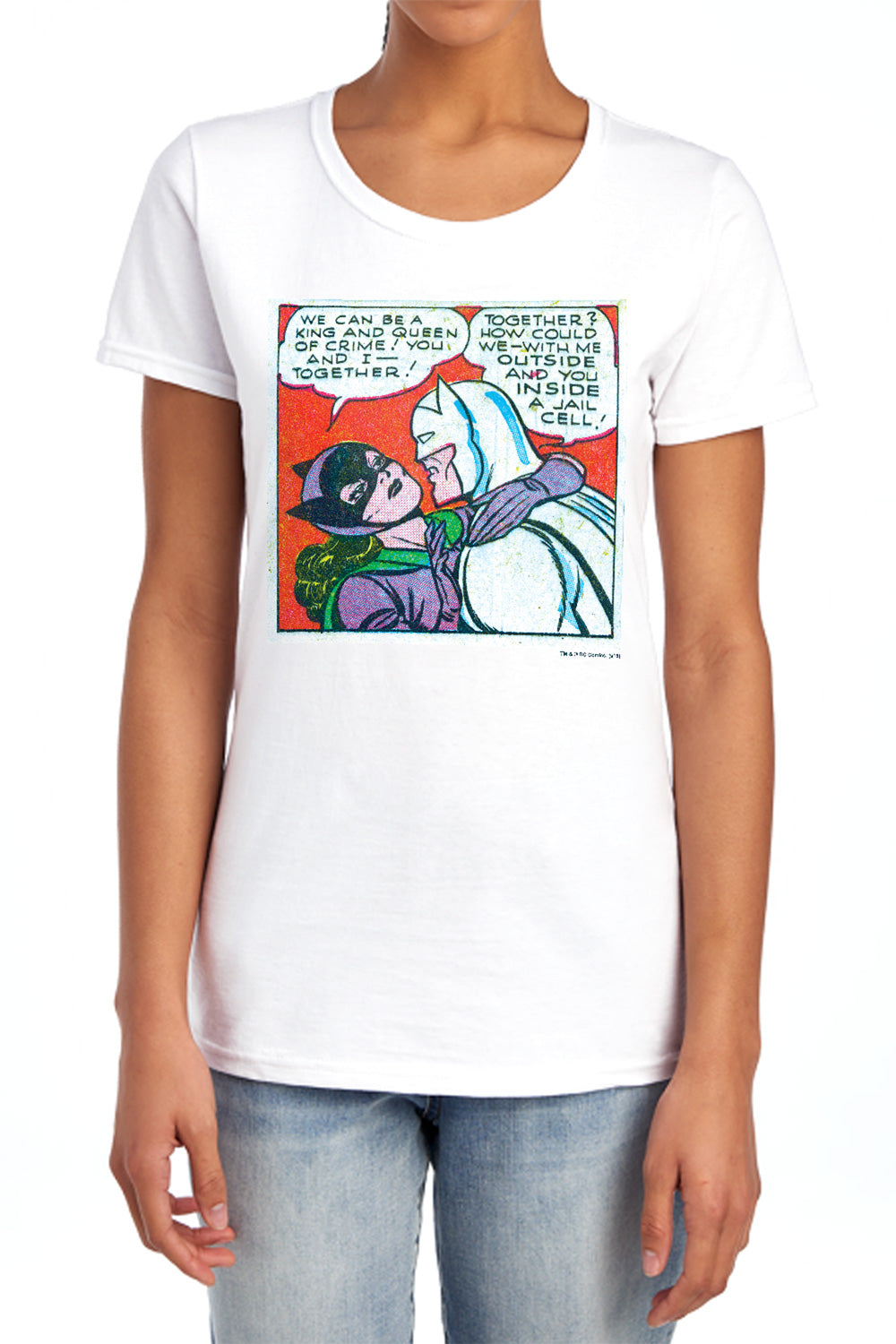 Batman Jail Cell Womens T-Shirt