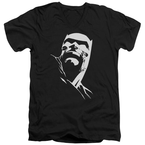 Batman Dkr Head V-Neck T-Shirt