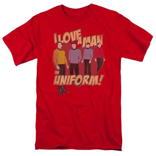 Star Trek I Love a Man in Uniform T-Shirt