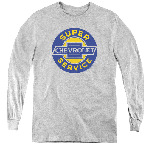 Chevy Super Service Youth Long Sleeve T-Shirt