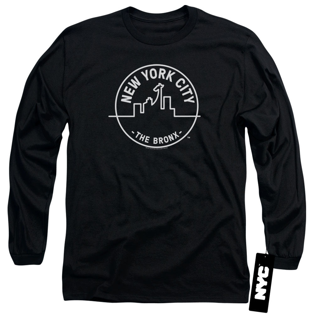 New York City Bronx Badge Long Sleeve T-Shirt