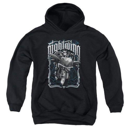Batman Nightwing Biker Youth Hoodie