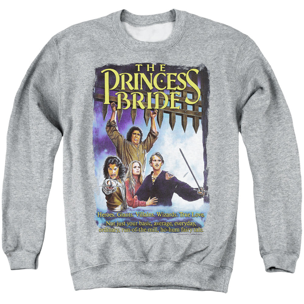 The Princess Bride Alt Poster Athletic Heather Crewneck Sweatshirt