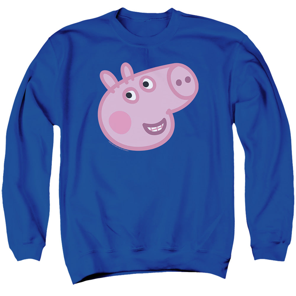 Peppa Pig George Pig Face Crewneck Sweatshirt