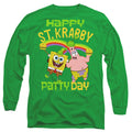 Spongebob Squarepants St. Patrick's Day St. Krabby Patty Day Long Sleeve T-Shirt