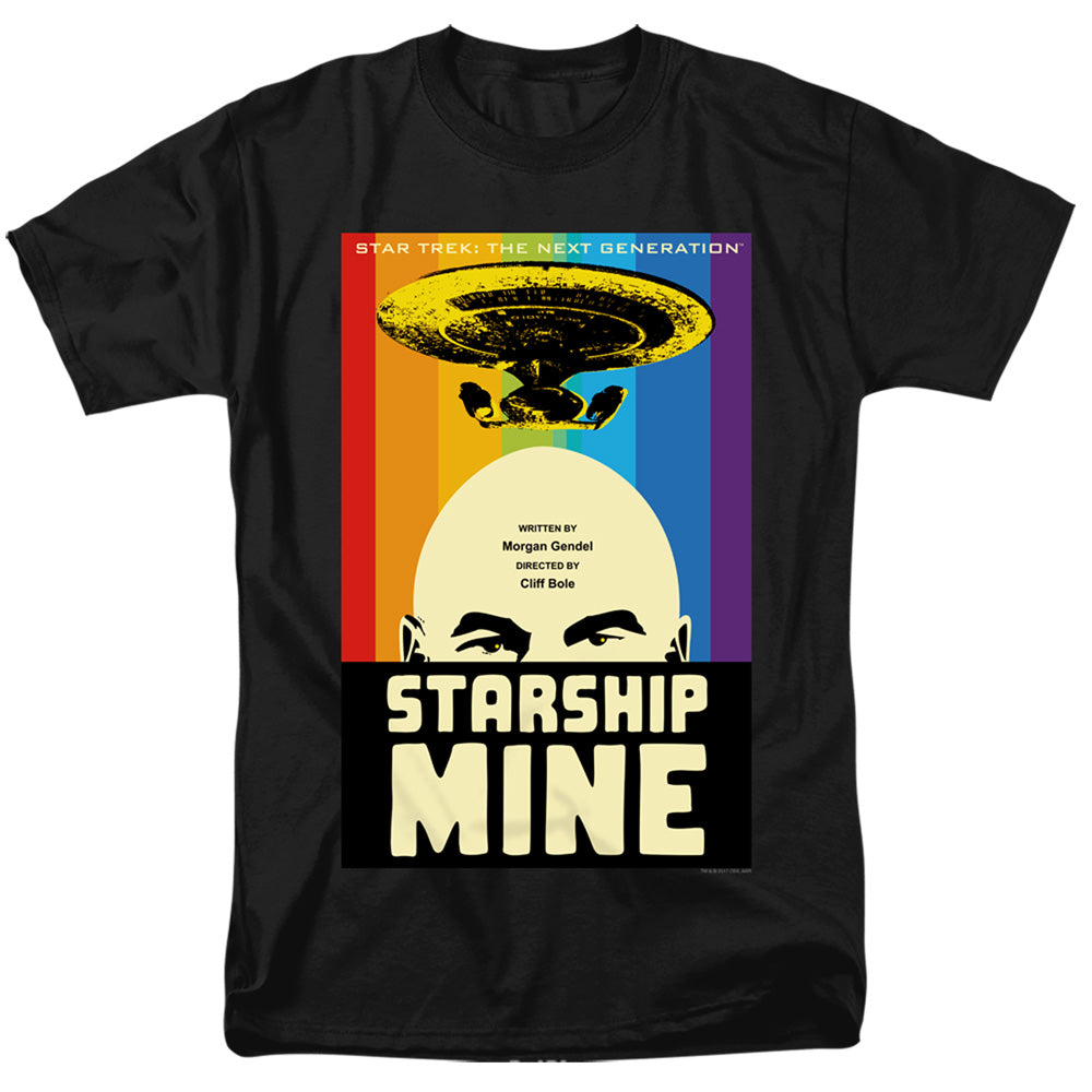 Star Trek Starship Mine Black T-Shirt