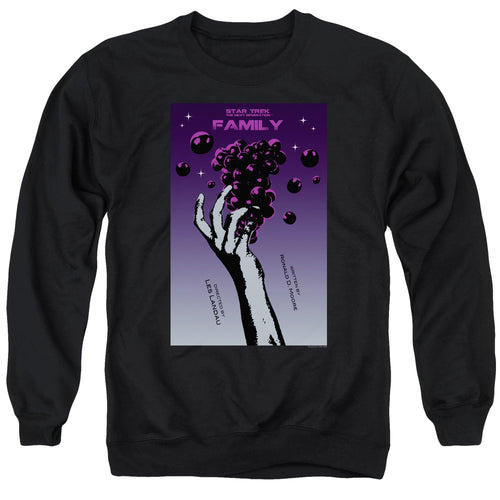 Star Trek Family Black Crewneck Sweatshirt