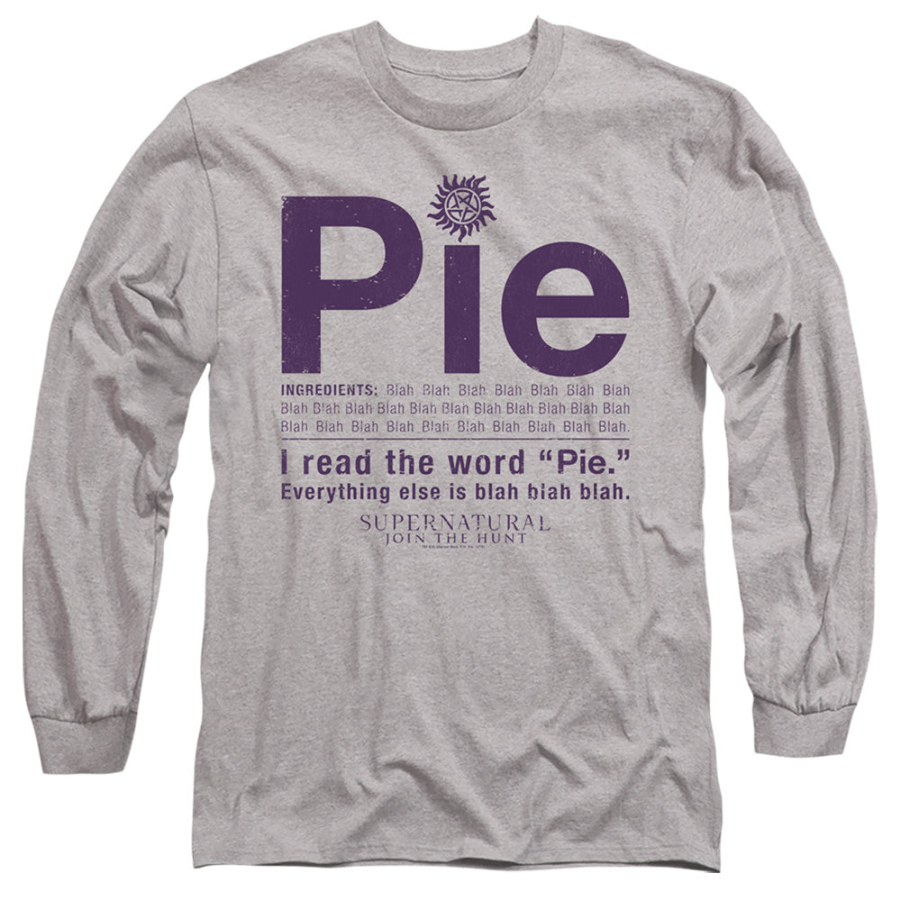 Supernatural I Read the Word Pie Long Sleeve T-Shirt