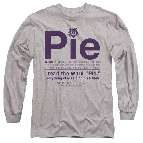 Supernatural I Read the Word Pie Long Sleeve T-Shirt