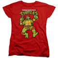 Teenage Mutant Ninja Turtles Retro Raph Womens T-Shirt