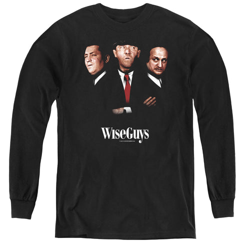 The Three Stooges Wise Guys Youth Long Sleeve T-Shirt