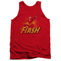 Justice League Flash Rough Distress Tank Top