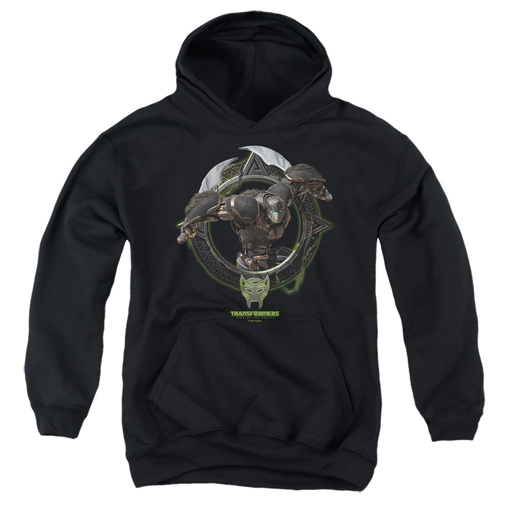 Transformers Optimus Primal Circle Frame Youth Hoodie