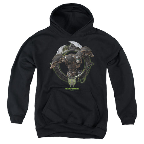 Transformers Optimus Primal Circle Frame Youth Hoodie