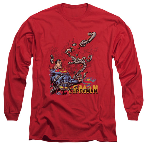 Superman Breaking Chains Long Sleeve T-Shirt