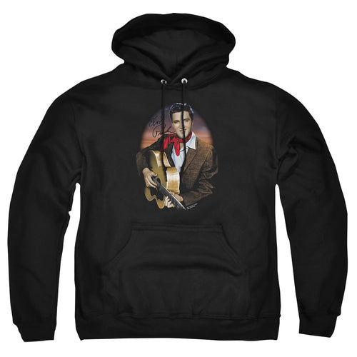 Elvis Presley Red Scarf #2 Pullover Hoodie