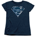 Superman Water Shield Womens T-Shirt