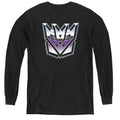 Transformers Decepticon Airbrush Logo Youth Long Sleeve T-Shirt