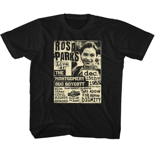 Rosa Parks Bus Boycott Flyer Youth/Toddler T-Shirt