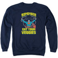 Superman Veggie Power Crewneck Sweatshirt