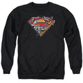 Superman Breaking Chain Logo Crewneck Sweatshirt