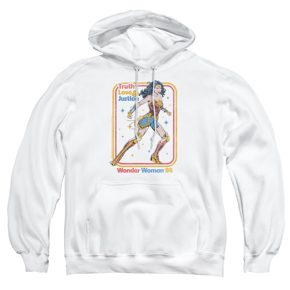 Wonder Woman 1984 Retro Justice 84 Pullover Hoodie
