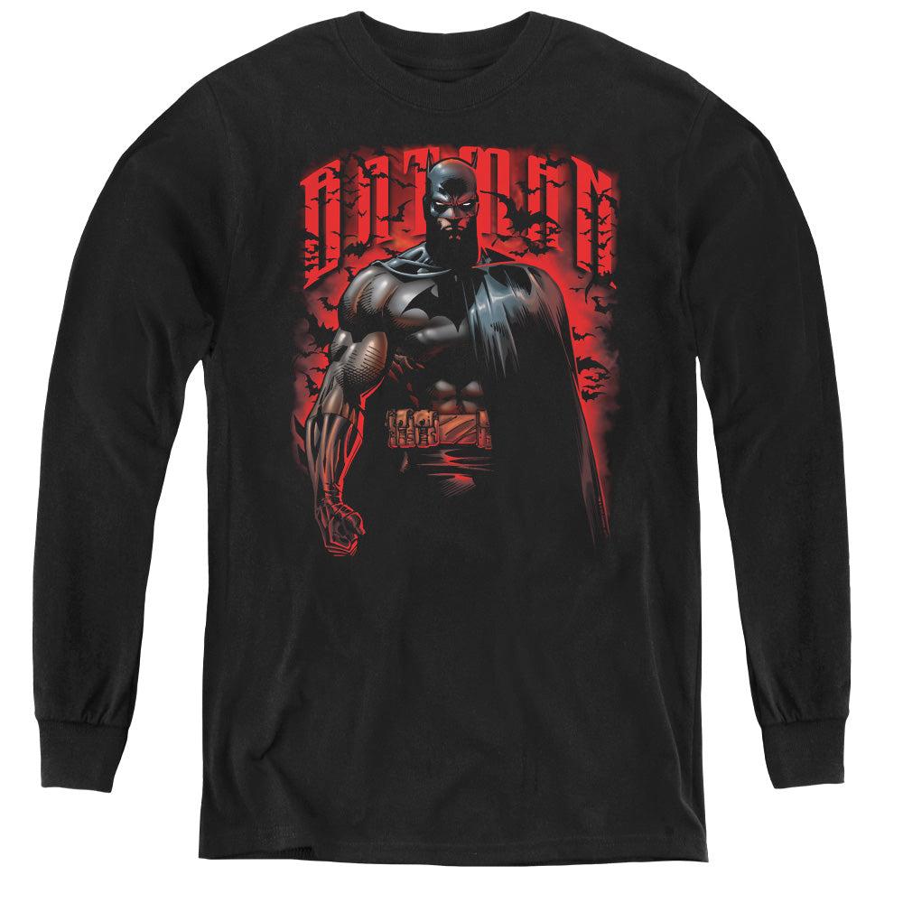 Batman Red Knight Youth Long Sleeve T-Shirt
