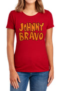 Johnny Bravo Jb Logo Womens T-Shirt