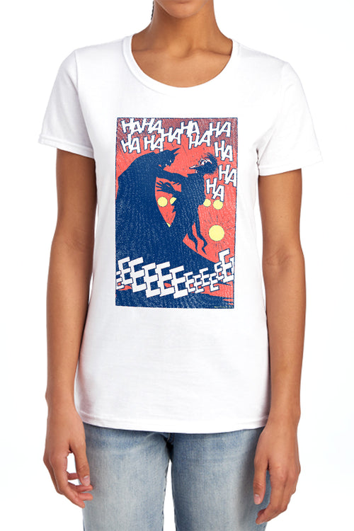 Batman Punchline Womens T-Shirt