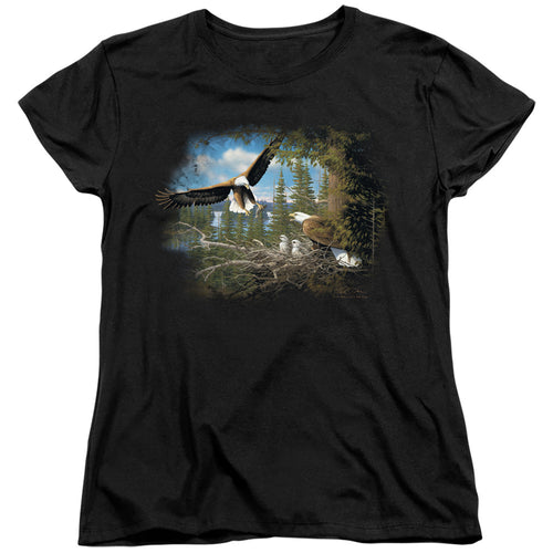 Wild Wings Spring Bald Eagles Womens T-Shirt