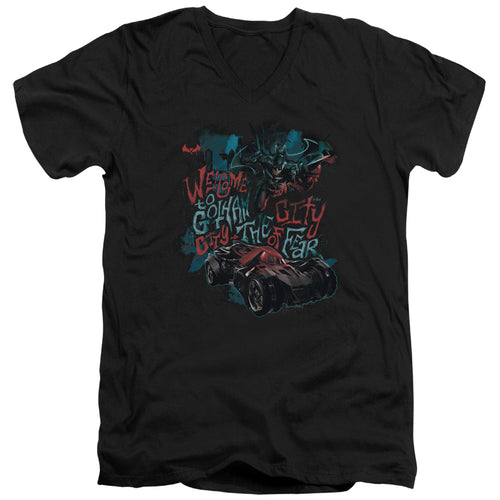 Batman City Of Fear V-Neck T-Shirt
