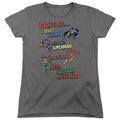 Justice League Dad Hero Womens T-Shirt